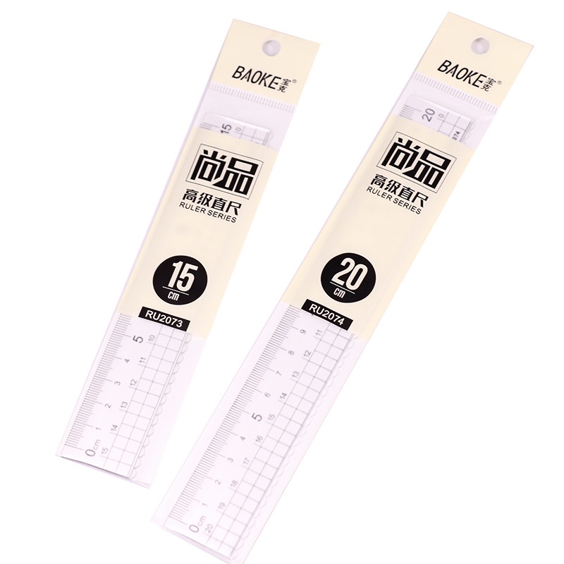 Thước Đo Trong Suốt 15cm Đơn Giản