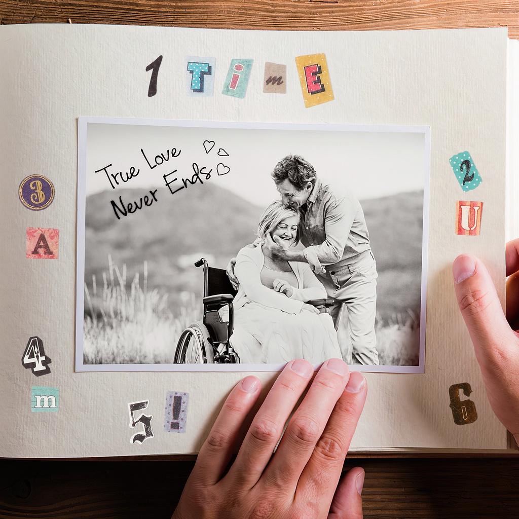 Set 6 Tấm Hình Dán Chữ Trang Trí Sổ Tay Nhật Bản