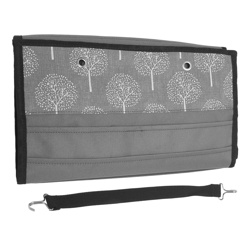 Giá Đỡ Cuộn Túi Vinyl Treo Phía Sau Cửa Ra Vào Màu Xám