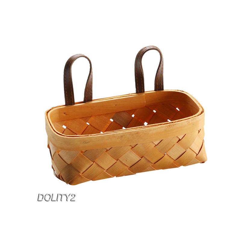 [Dolity2] Giỏ Đựng Đồ Treo Tường Bằng Gỗ Thủ Công Cho Sinh Nhật Phục Sinh