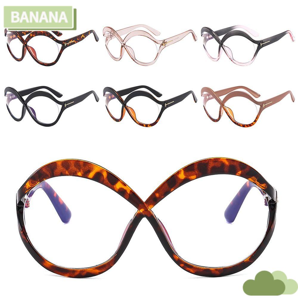 Kính Mát Chống Ánh Sáng Xanh Hình Quả Chuối 1 Kiểu Dáng Vintage Dành Cho Máy Tính / Máy Tính