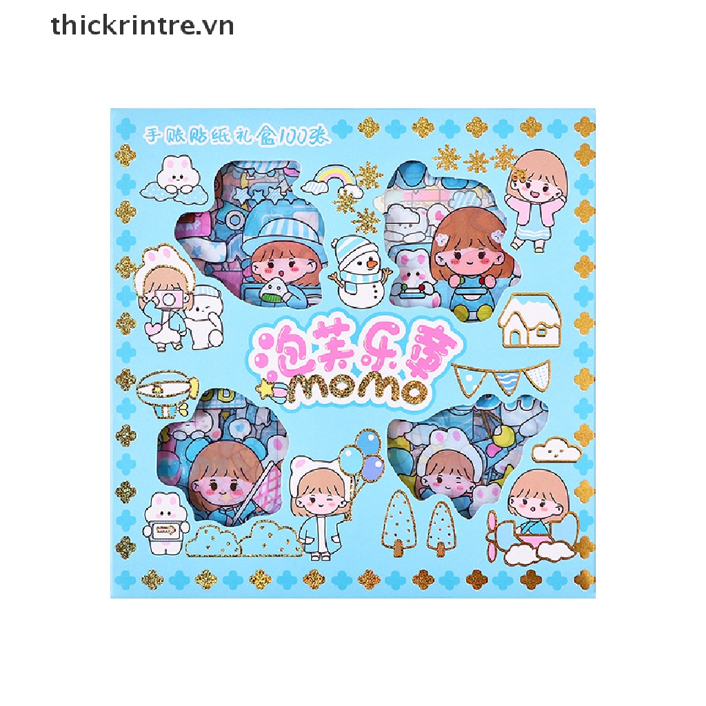 20 / 100 Miếng Dán Chống Thấm Nước Hình Thú Cưng Hoạt Hình Dễ Thương#Hộp Quà Thủ Công Họa Tiết Trái Tim 39 s DIY