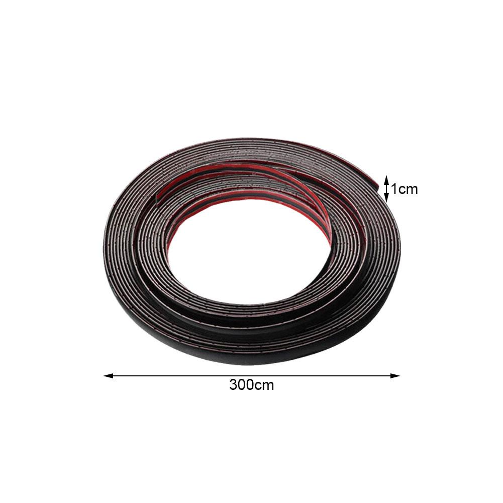 Dải Dán Bảo Vệ Cửa Xe Hơi Bằng Cờ Rôm Màu Đen Sang Trọng Tiện Dụng V5M