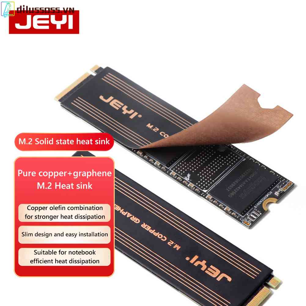 Set 2 Bộ Tản Nhiệt Chống Oxy Hóa M2-CG SSD Dành Cho Ổ Đĩa Cứng Laptop PC NVMe 2280