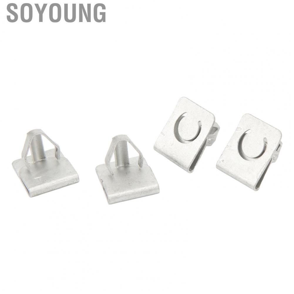 Soyoung Front Skid Plate Insert Clip  Perfect Fit Oil Filter Access Panel Door Clips 4PCS W715288S439 for Vehicle