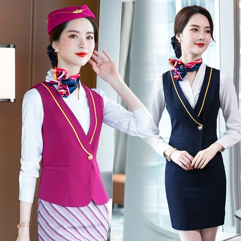 Bộ Đồng Phục Nhân Viên Phục Vụ Khách Sạn Tốc Độ Cao Dành Cho Nữ