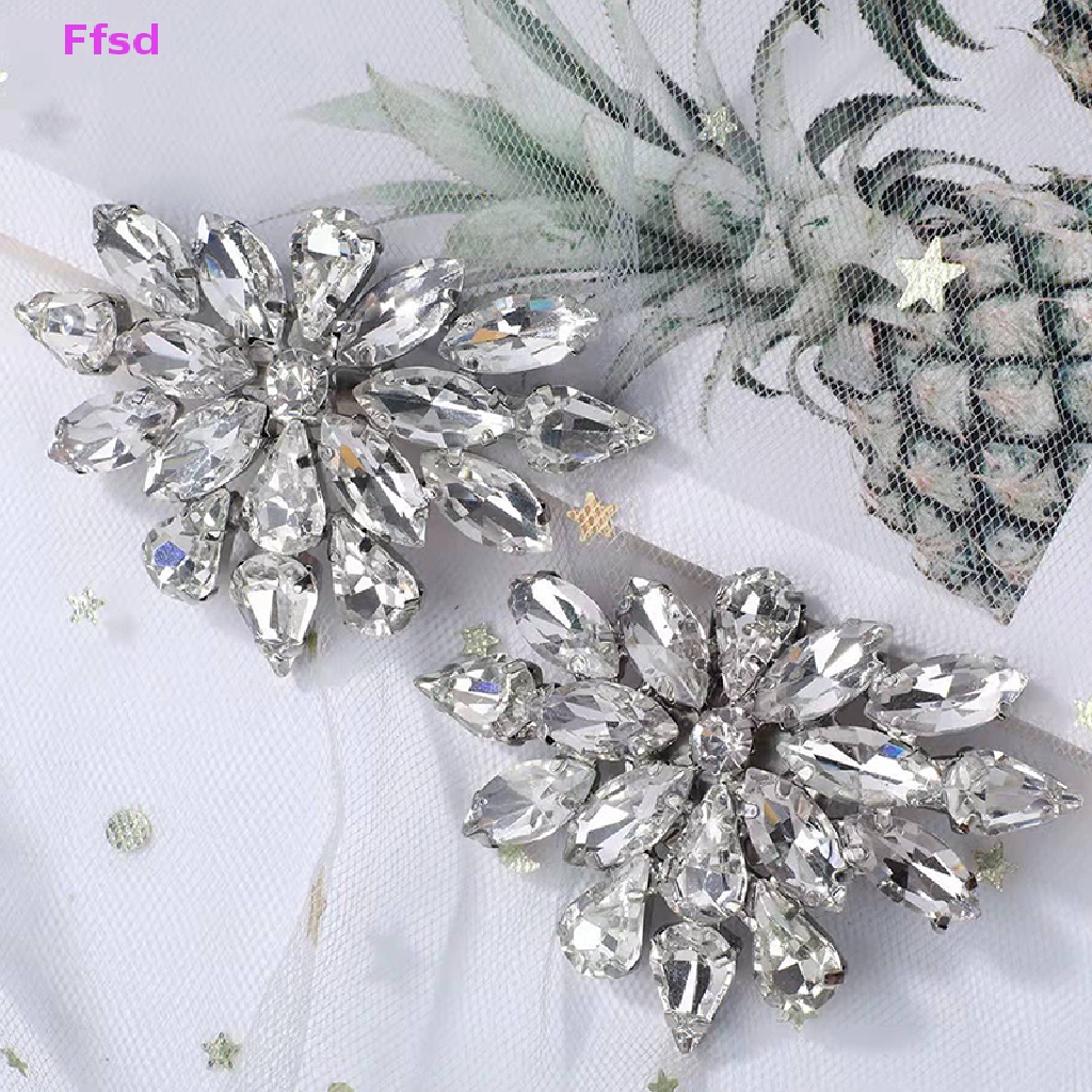 1 Khóa Kẹp Đính Đá Trang Trí Giày Cao Gót Cho Cô Dâu