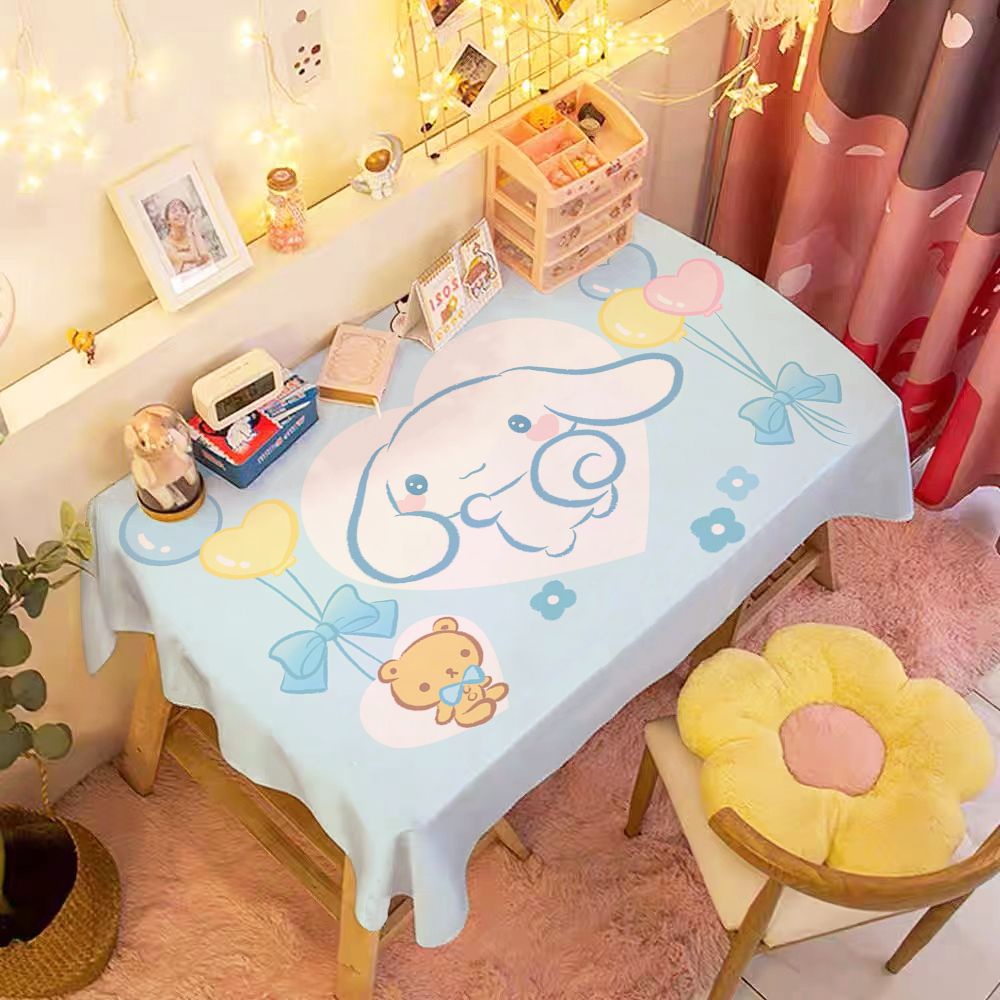 Khăn Trải Bàn Họa Tiết Hoạt Hình Chó Cinnamon Đáng Yêu