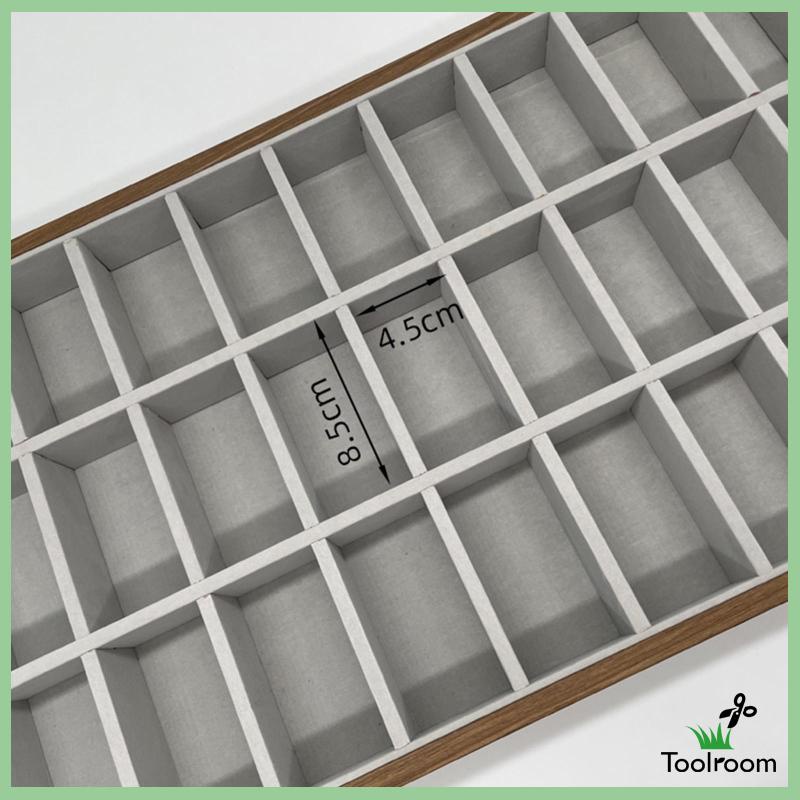Khay Nỉ 30 Ngăn Xếp Chồng Lên Nhau Đựng Đồng Hồ Tiện Dụng