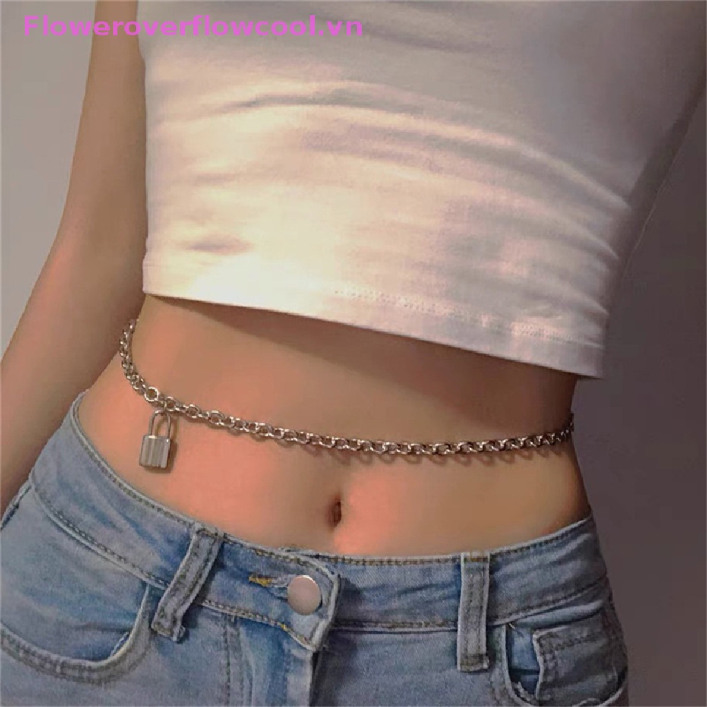 Dây Xích Đeo Hông Có Khóa Cài Trang Sức Mặc Bikini Quyến Rũ