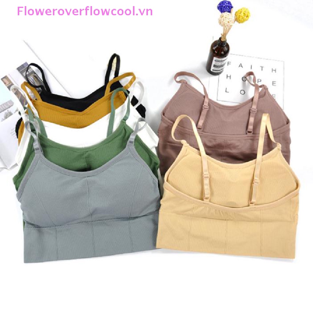 Áo Bra Croptop Có Mút Đệm Quyến Rũ Dành Cho Nữ