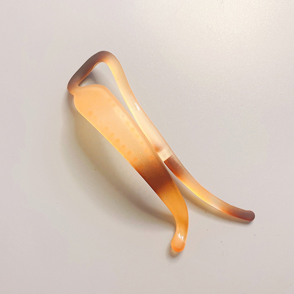 Kẹp Tóc Dạng Xoắn Trong Suốt Màu Trơn Sáng Tạo