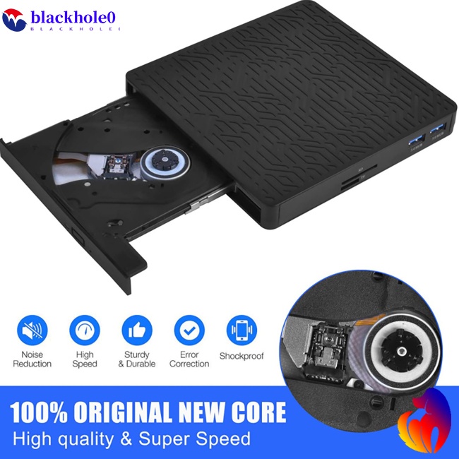 Ổ Đĩa Quang Học 5 Trong 1 Usb 3.0 / Type-C DVD Đa Năng Tiện Dụng