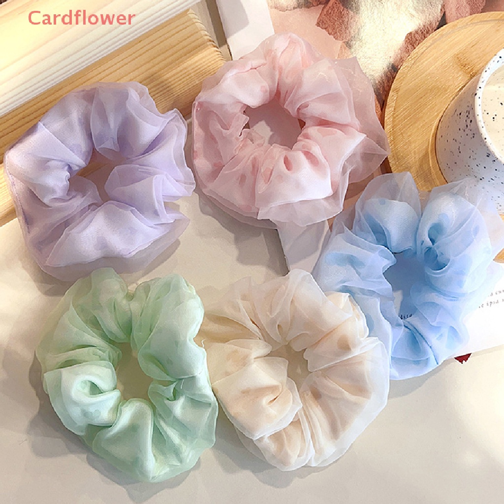 Dây Cột Tóc Hai Lớp Bản Lớn Thời Trang Thanh Lịch