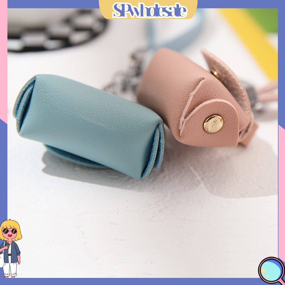 <SPwholesale> Túi Giả Da Mini Đựng Tai Nghe / Móc Khóa Đa Năng