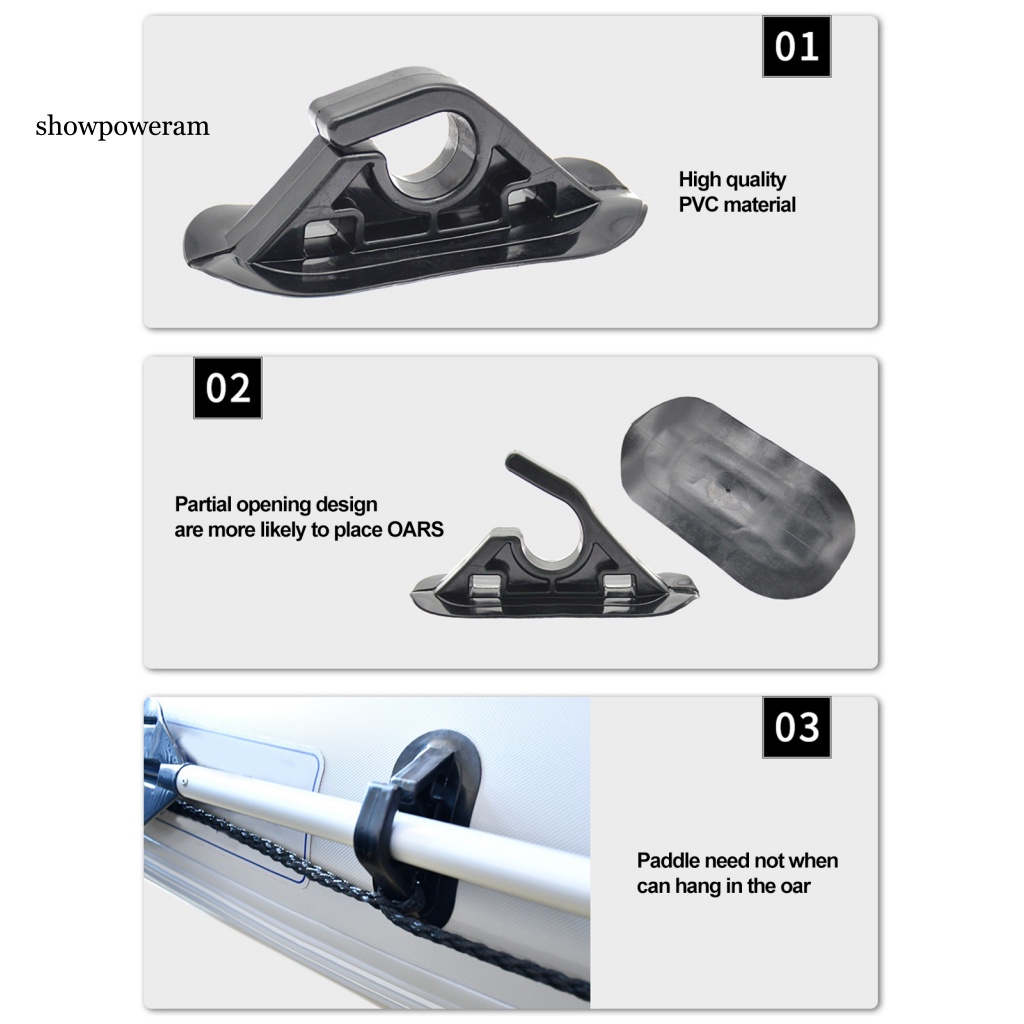 Kẹp Cố Định Mái Chèo Trọng Lượng Nhẹ Bằng Nhựa Tiện Dụng