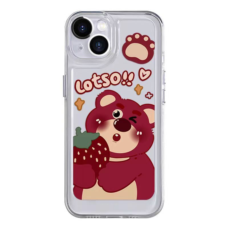 ✅Ốp Điện Thoại Silicon Trong Suốt Hình Gấu Pooh Cho iPhone6plus / 1411 xr / promax 7 TV9R 12 13