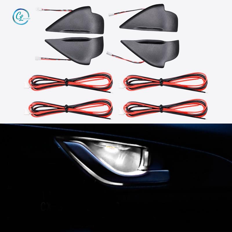 Khung Đèn LED Gắn Tay Nắm Cửa Xe Hơi Mazda Atenza CX-3 CX-5 CX-8