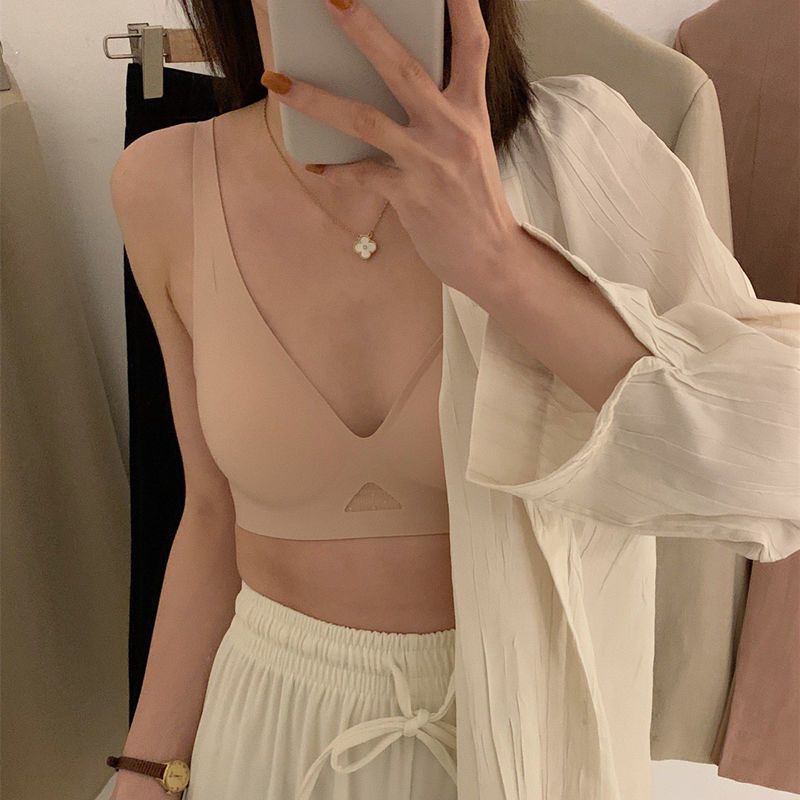 Áo Ngực Latex Không Gọng Không Đường May Chống Chảy Xệ Lưng Dành Cho Nữ