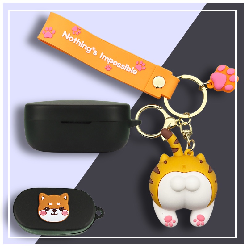 SoundPEATS TrueFree2 Case Protective True Free2 Cute Cartoon Cover Bluetooth Earphone Shell Accessories TWS Headphone Portable