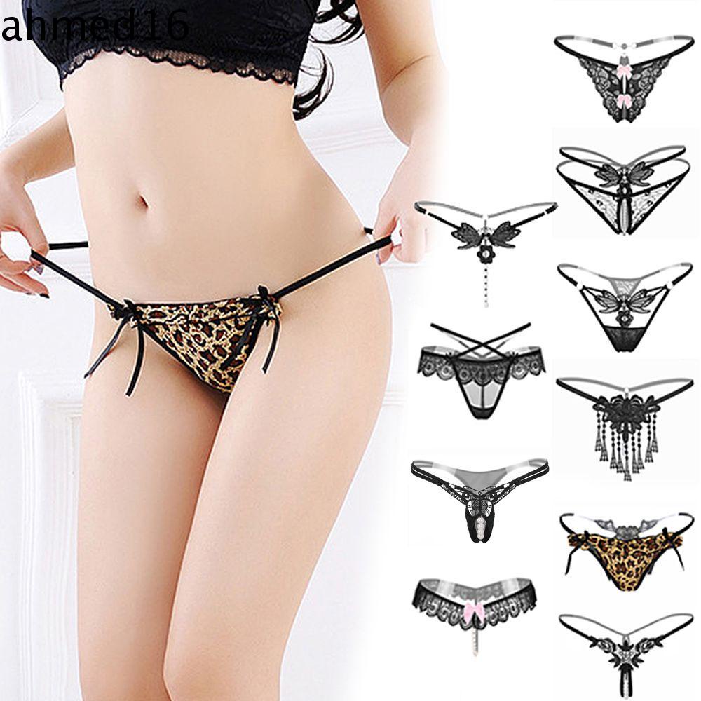 Quần Lót Chữ T Phối Ren Thêu Họa Tiết 11 Kiểu Cho Nữ