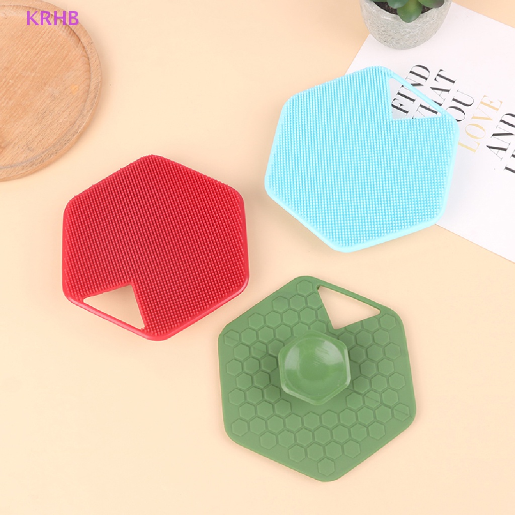 Bàn Chải Tắm Massage Tẩy Tế Bào Chết Bằng Silicon Bền Dễ Sử Dụng Mới