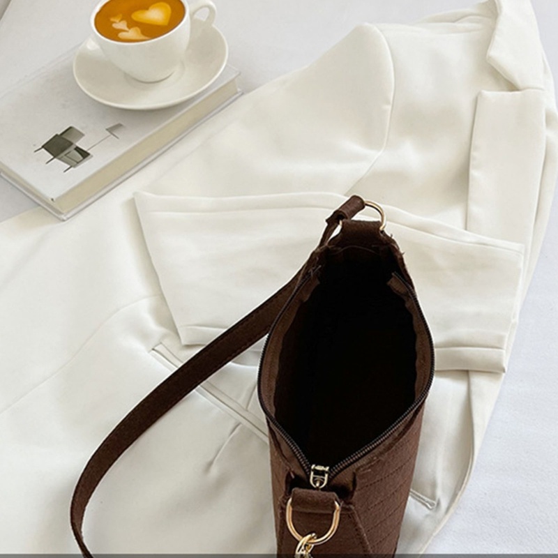 Wmmb Túi Xách Đeo Vai Có Bóng Lông Đơn Giản Thời Trang Mùa Hè Dành Cho Nữ