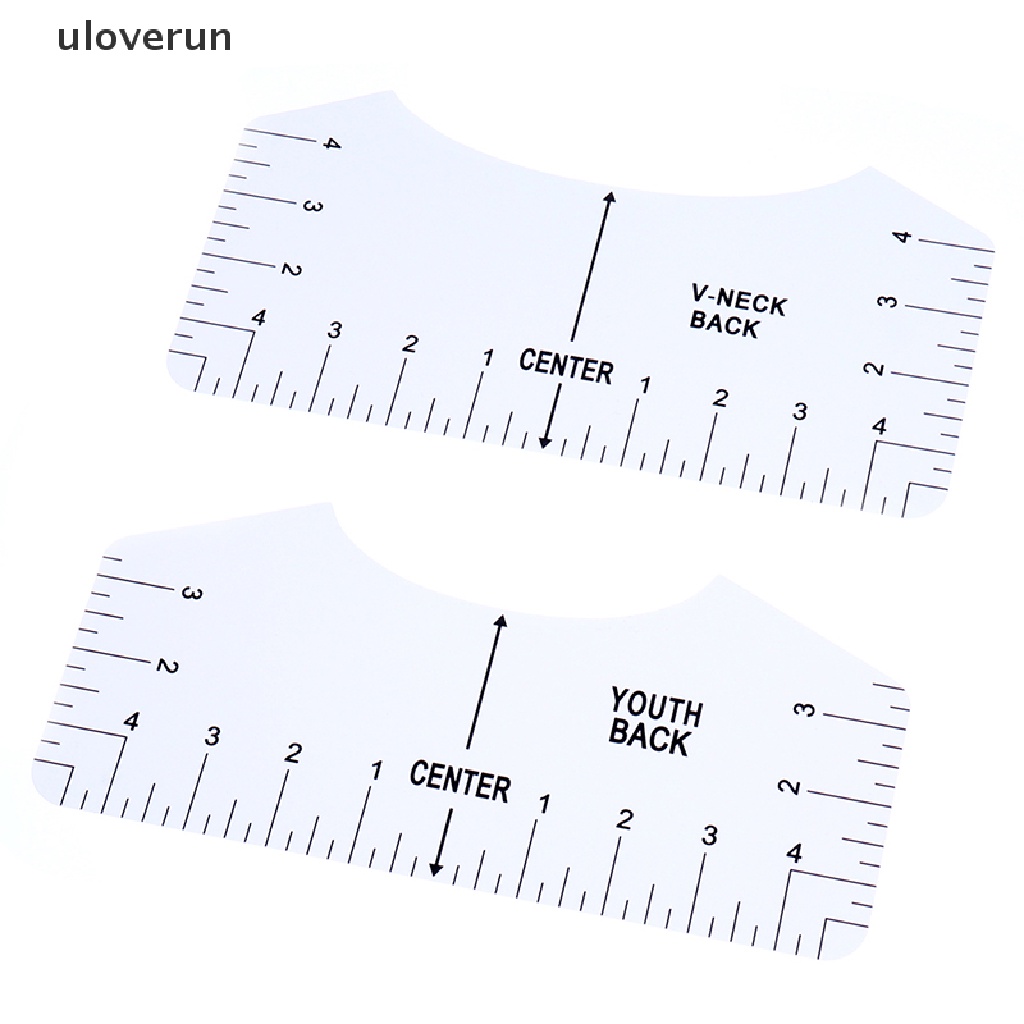 Bộ 8 Thước Đo Lường Định Vị Áo Thun Cổ Chữ V Chuyên Dụng
