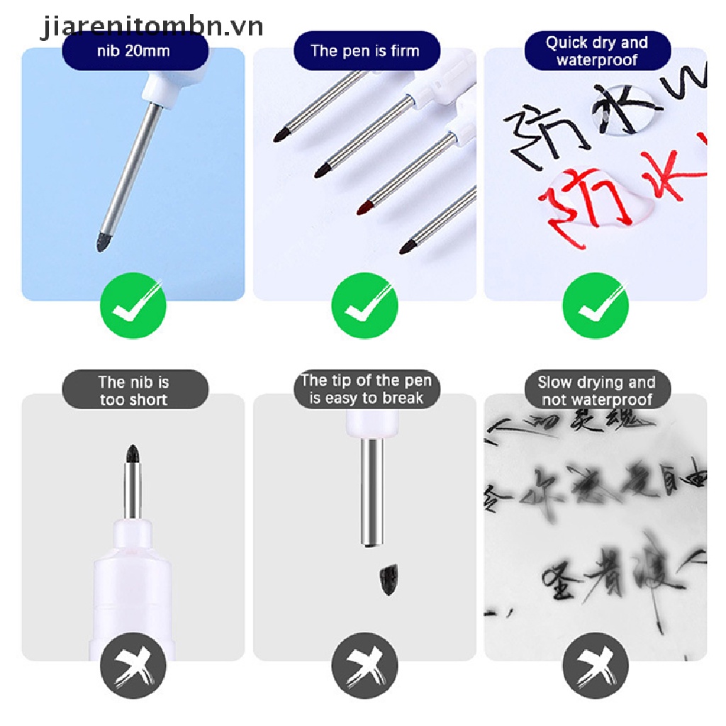 Bút Đánh Dấu Lỗ Dài Đa Năng Dùng Trang Trí Nhà Tắm / Làm Mộc