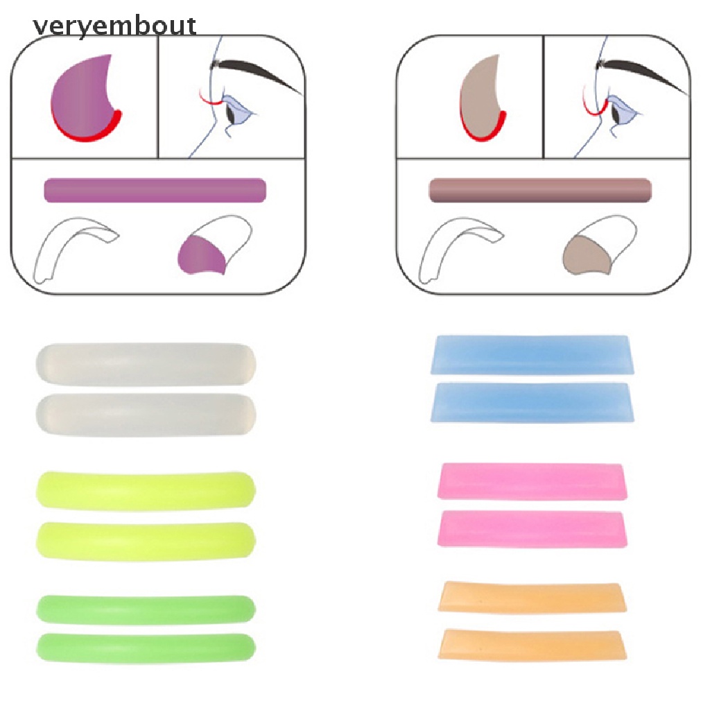 Dụng Cụ Đệm Silicone Hỗ Trợ Uốn Mi Tiện Lợi