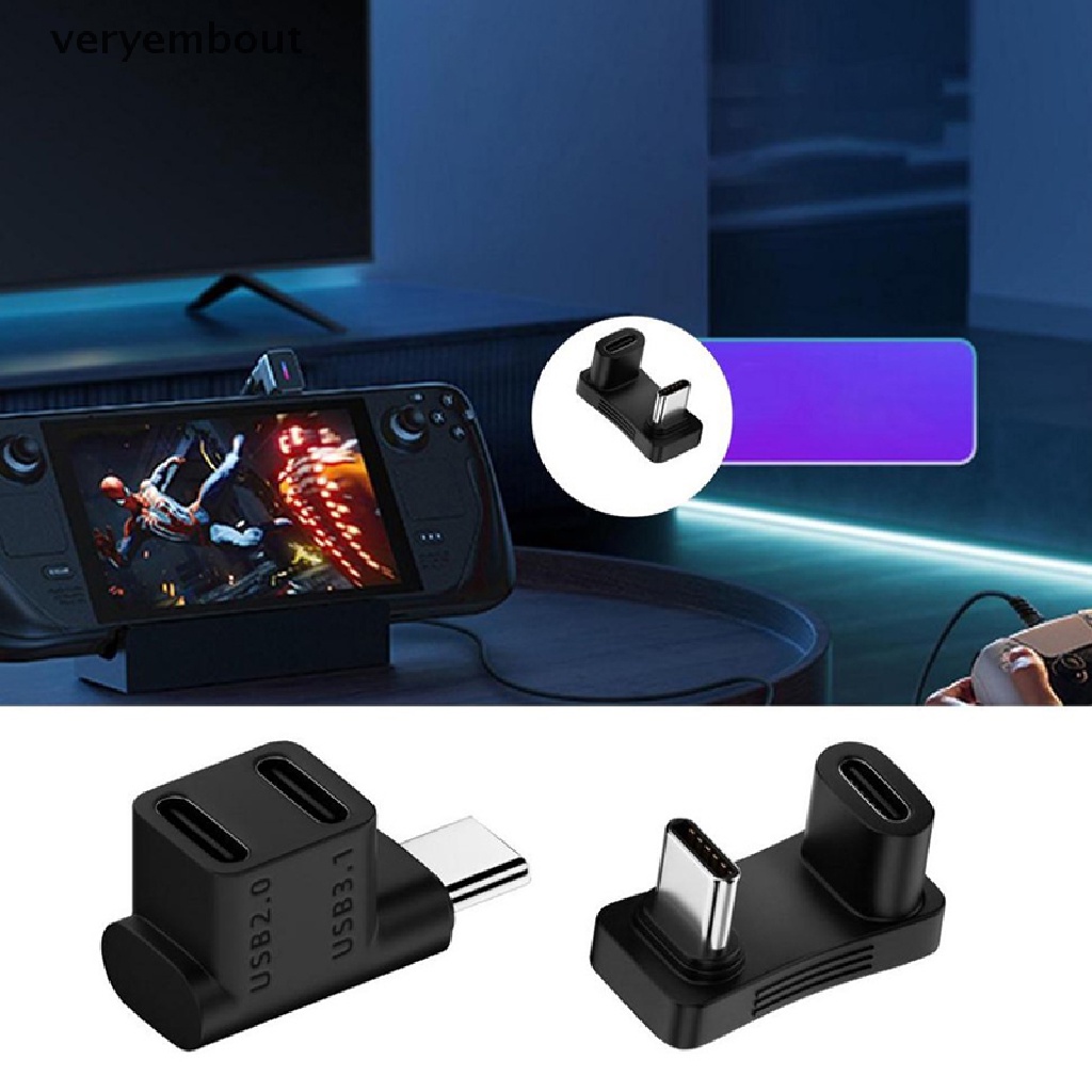 Đầu Nối Chuyển Đổi Cổng Type C Sang Cổng USB 2 Trong 1 Chuyên Dụng Cho Máy Chơi Game Cầm Tay