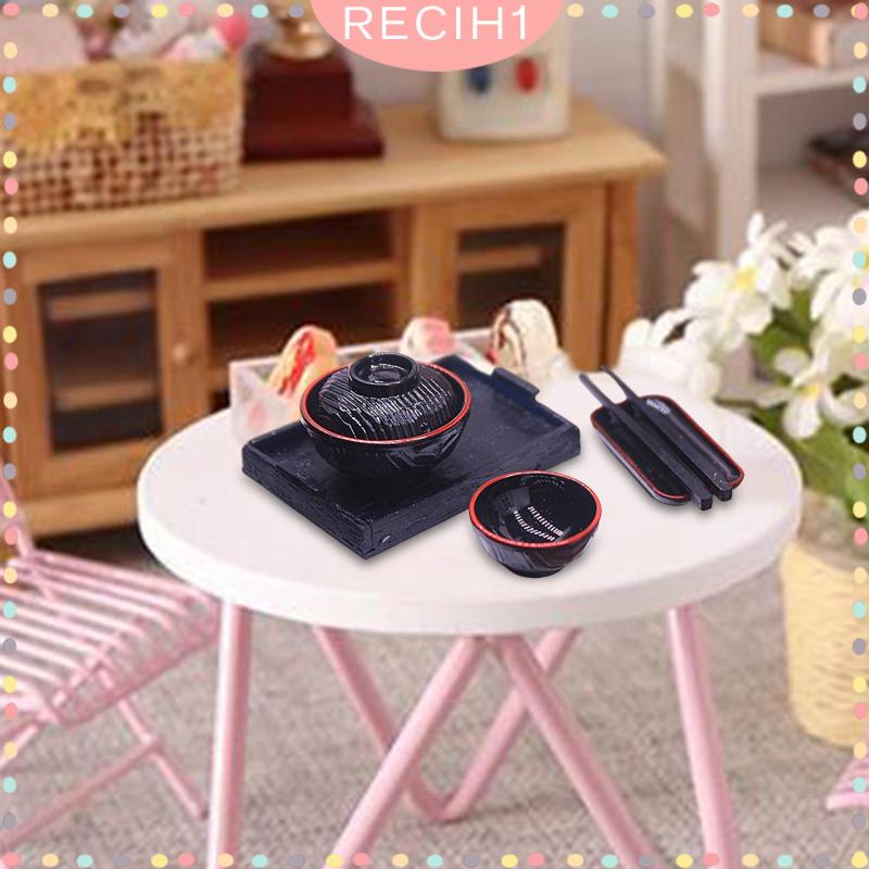 Bộ Dụng Cụ Ăn Uống Mini Kiểu Nhật Bản 1: 12 Dùng Trang Trí Nhà Búp Bê / 1 / 12