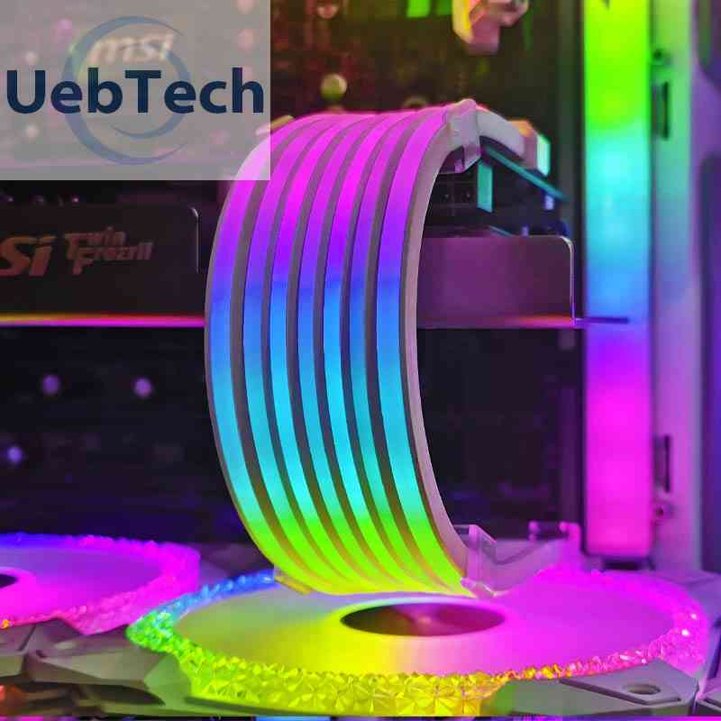 Thanh Đèn LED AOSOR AL200 DIY 5V ARGB 56 LED Cho 8 Thẻ Đồ Họa