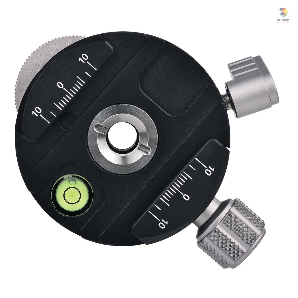 Đầu Bóng Chân Máy Ảnh Andoer PAN-60H Kèm Kẹp Cố Định Chỉ Số