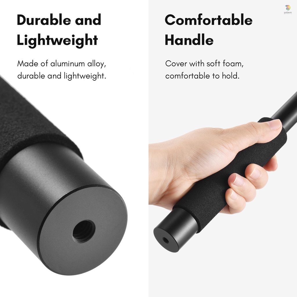 ANDOER Cánh Tay Nối Dài 6 Phần Bằng Hợp Kim Nhôm Cho Micro 1 / 4 Inch 46cm - 200cm / 18.1in-