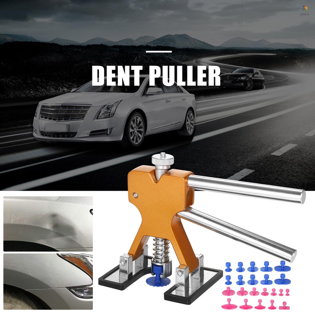 Bộ Dụng Cụ Phục Hồi Vết Lõm Xe Hơi Kèm 22 Đầu Tab Loại Bỏ Vết Lõm