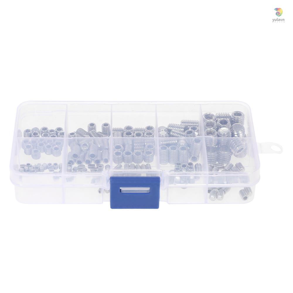 Bộ 200 Ốc Vít Lục Giác Bằng Thép Không Gỉ M3-M6 / M8 Mal Chuyên Dụng