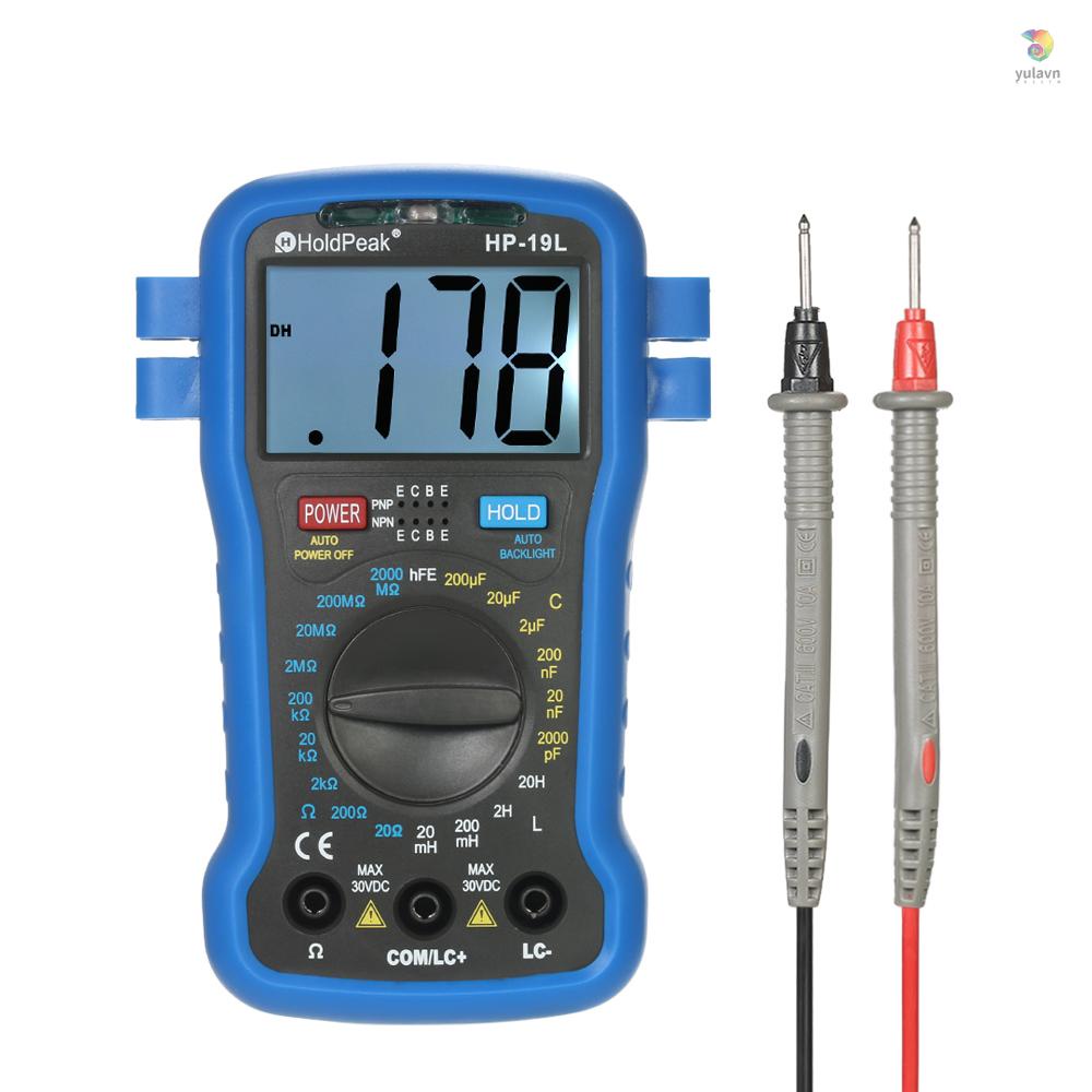 Đồng Hồ Vạn Năng Kỹ Thuật Số LCD HoldPeak Có Dây Đeo Cổ Tay