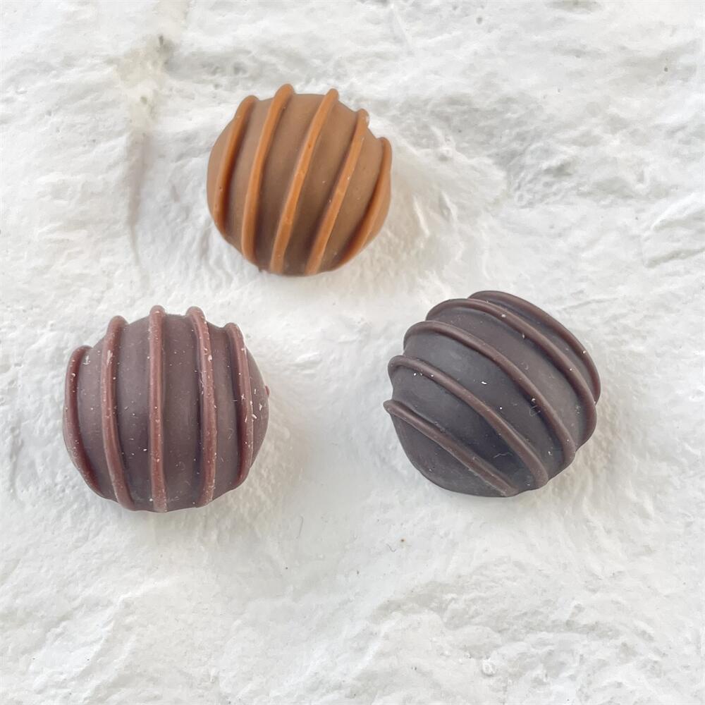 Set 10 Phụ Kiện Trang Trí Sổ Tay Màu Cà Phê Bằng Nhựa Resin