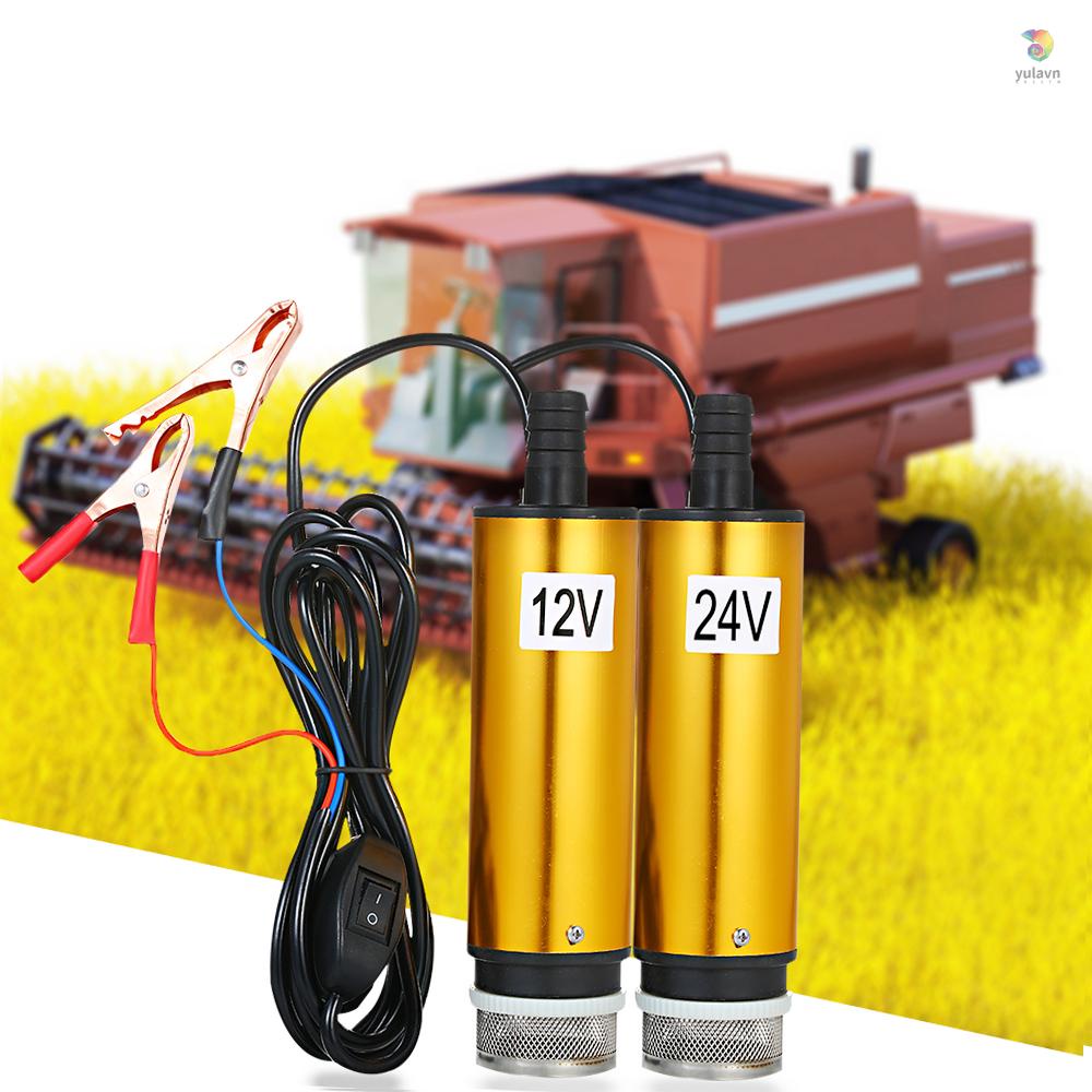 Bơm Nhiên Liệu Diesel 51mm DC 12V / 24V Có Màn Hình Hiển Thị