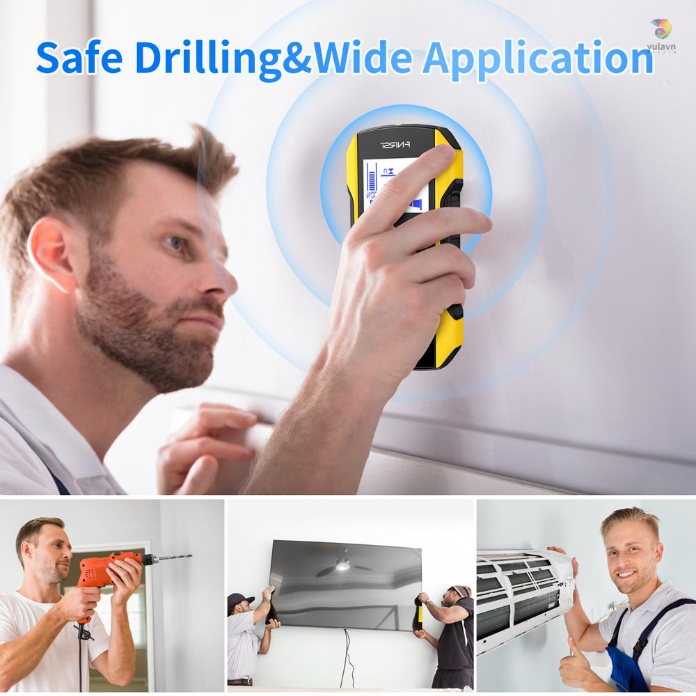 Dụng Cụ Dò Tường Cầm Tay Bằng Gỗ Dây AC Kim Loại Khử Trùng Lỗ Khoan Đèn