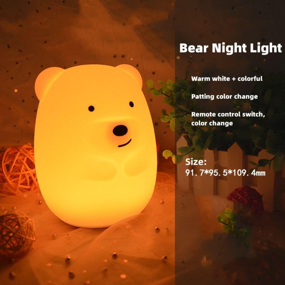 Đèn Ngủ Điều Khiển Từ Xa Có Thể Sạc Lại Tiện Dụng