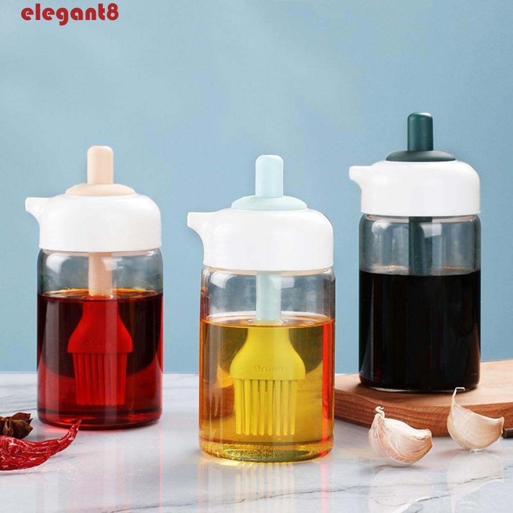 Lọ Đựng Gia Vị Bằng Silicone Kèm Cọ Quét Dầu Tiện Dụng Cho Nhà Bếp