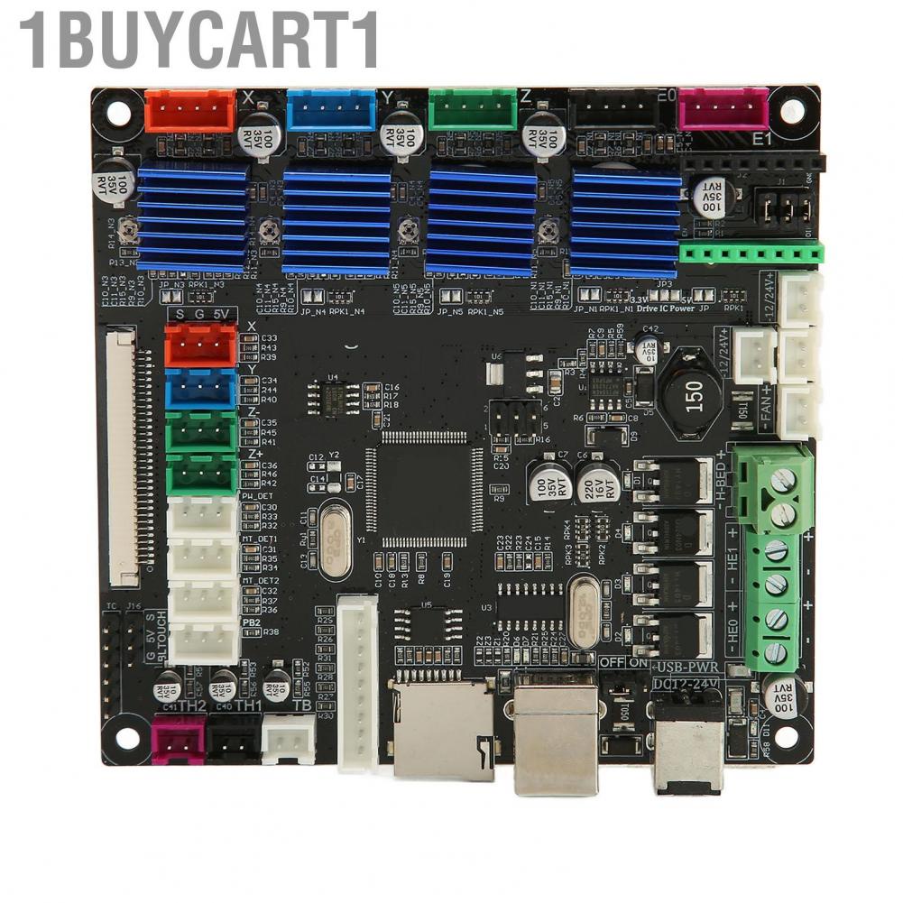1buycart1 3D Printer Mainboard Control Board  24V Easy To Install USB Interface Parts for Ender 3