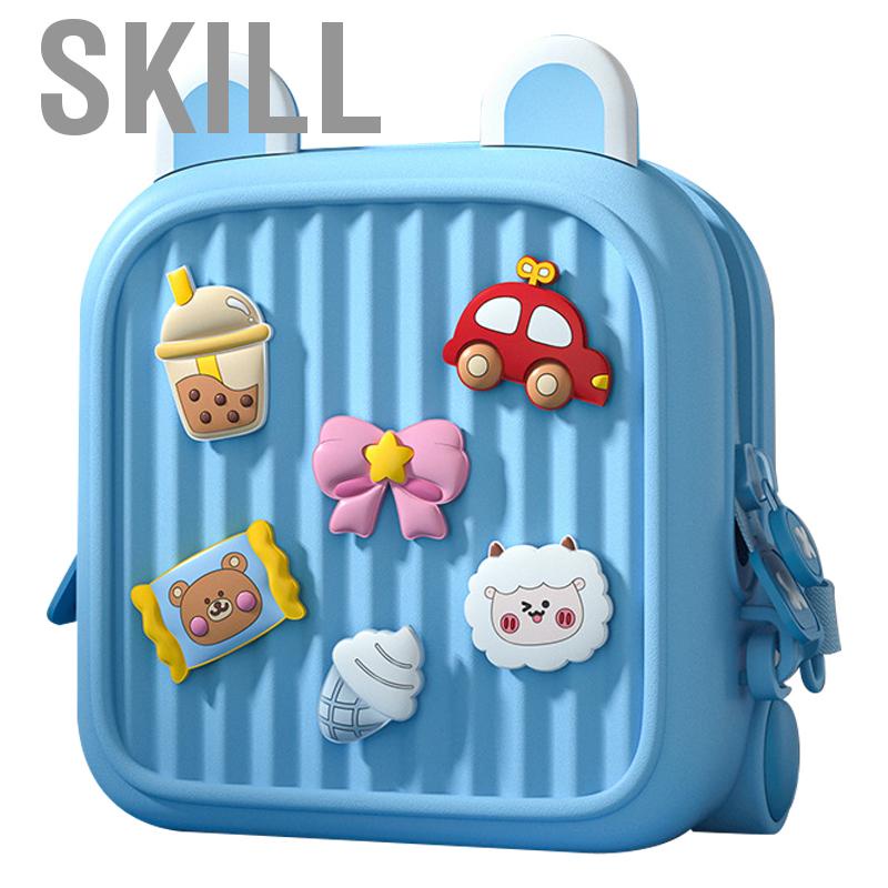 Skill Kids Backpack Children Boys Girls Wateproof EVA DIY Cute Cartoon Decoration for Kindergarten