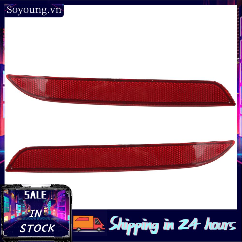 Soyoung Bumper Warning Reflector  High Visibility Waterproof Professional Rear Easy To Install ABS Plastic for F10 5 SERIES 2010‑2016