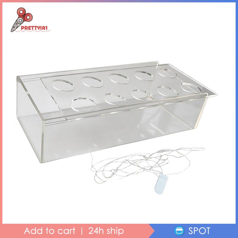 1 Chậu Hoa Bằng Acrylic Trong Suốt Để Bàn Trang Trí Bàn Ăn