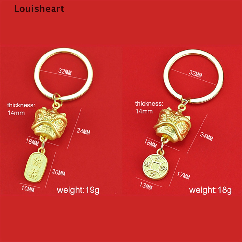 Móc Khóa Mặt Sư Tử Năm Mới 2023 Bằng Kim Loại TFG