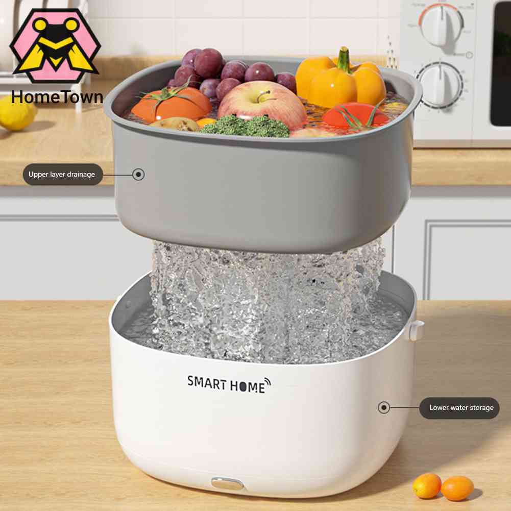 Máy Rửa Rau Củ Quả Bằng Sóng Siêu Âm