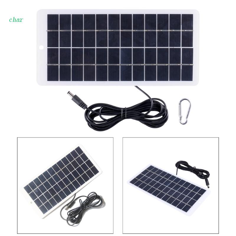 Tấm Sạc Pin Năng Lượng Mặt Trời 10W 12V DIY Bằng Polysilicon 248x122mm Cho Cục Sạc 3.7V